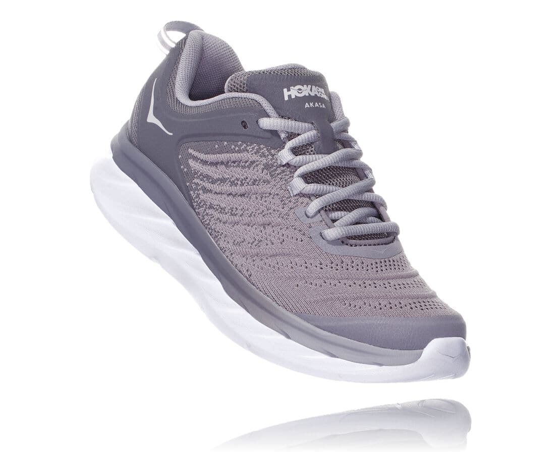 Hoka One One Akasa Női Edzőcipő Szürke Titán [SBTIG-7986]